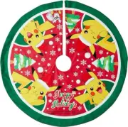 【FEDEX】 POKEMON PIKACHU Xmas Tree Skirt 70cm Christmas Party costume kids dress