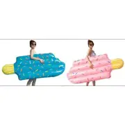Inflatable Ice Cream Pool Floating Row Swimming Pool Water Bed Hammock Beach Toy