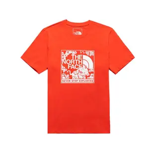 The North Face 男女 CNY S/S BOX GRAPHIC 短袖上衣 紅色 NF0A4U8S15Q