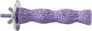 Bird Perch - Calcium Bird Perch | Parrot Perches | Sandpaper Perch | Parrot Calcium Teeth Mouth Molar Grinding Stone | Natural Resin Stick Paw Grinding Rough-Surfaced Chew Toy For Cockatiels, Cockatoo