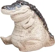 [Generic] Animal Figurines, Crocodile Figurines, Resin Animal Figurines, Realistic Crocodile Statue for Home Desktop, Garden Or Balcony Decor
