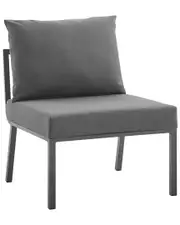 Modway Riverside Outdoor Patio Aluminum Armless Chair