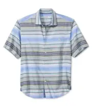 Tommy Bahama Mens Tortola Serape Shores Button Up Shirt, Blue, Small