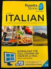 Rosetta Stone - Italian Full Course Online Subscription with Download