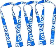 Happyyami 4pcs Bike Helmet Streamers for Scooters and Stylish Soft Ribbons Easy to Install Fun Decoration for Boys and Girls Helmets Vibrant Colors for Look