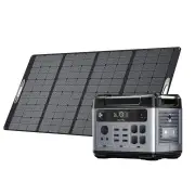 [EU Direct]OUKITEL P2001 Plus Solar Generator 2048Wh with 200W/400W Solar Panel, 2400W Portable Power Station, LiFePO4