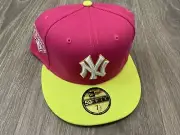 New Era New York Yankees 59FIFTY Hat 2009 World Series Patch Men’s Size 7 1/2