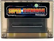 Retrotech Super 800 In 1 EU Shell Game Cartridge For SNES Super Nintendo 16 Bit Console - Clear Black