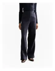 [Trenery] Linen Wide Leg Pant in Night Sky