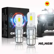 For Yamaha Rhino 450 660 700 Super White 80w H6M LED Headlight Bulbs 2X 6000K
