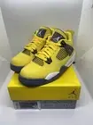 Air Jordan 4 Retro Lightning (2021) GS Size 7Y / 8.5W (408452-700)