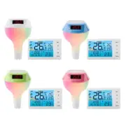 Solar Pool Digital Thermometers and LED Light LED Floating Pool Light Decors