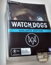 Watch Dogs Vigilante Edition (PC) Rare Australian Collectors Edition