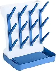 Baby Bottle Drying Rack, Space Saving Standing Bottle Drying Rack, Countertop Baby Bottle with Drainer Tray for Baby Feeding Accessory