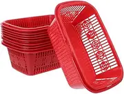COOPHYA 10Pcs Portable Mesh Fruit Picking Basket with Handle for Efficient Harvesting for Strawberries Blueberries and Grapes Sturdy Reusable Design for Outdoor Use