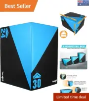 3-in-1 Heavy Soft Plyo Box for CrossFit & Plyometric Training - 350 lbs Max
