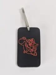 1990's Nintendo Promotion / Employee Super Mario World SNES Keychain Yoshi #2