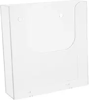 GARIOUANS Wall Mounted Document Organizer Transparent Plastic File Holder for Office Practical Vertical File Folder Brochure Display Stand for Mail Catalogs Magazines