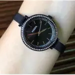 FOSSIL米蘭錶帶手錶-黑色款