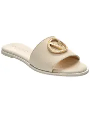 Valentino by Mario Valentino Bugola Leather Sandal 8 White