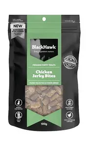 Black Hawk - Dog Treats - Puppy Chicken Jerky Bites - 100g