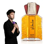 Arabian Perfumes For Men 100ml Sultan Eau Toilette Dubai Retro Mens Fragrances Concentrated Long Lasting Arabes Perfume For Men A