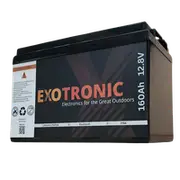 Exotronic 12V 160Ah Compact Smart Bluetooth Lithium Battery