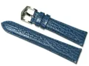 SHARK GRAIN WATERPROOF LEATHER WATCH STRAP 20mm 22mm HAND MADE ROCHET FRANCE
