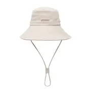 Jacquemus The De-Nîmes Denim Bucket Hat 58,60 off white