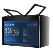 12V 95AH Lithium Iron Phosphate Battery 100A Deep Cycle SLA AGM Backup Power AU