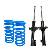 2 Rear HD STD Gabriel Ultra Strut Shocks + Lovells Springs for Kia Shuma AFB