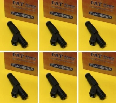 Fuel injectors x 6 for Ford AU FALCON 4.0L 98-02 6 CYL New 2 Yr Wty