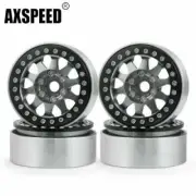 AXSPEED 4x Alloy 1.9" Beadlock Wheel Rim For SCX10 90046 TRX4 1/10 RC4wd Crawler