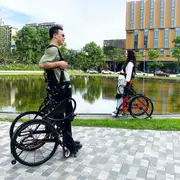 Lightweight Manual Standing Sport Wheelchair-Stand Upright Quickly