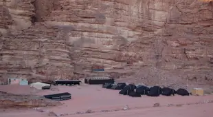 wadi rum sand storm camp