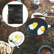 Camping Pouch Small Drawstring Bag Dinnerware Bag Tableware Bag Portable Mesh