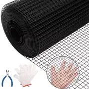 Black Hardware Cloth 16GA 1 inch 24inch(H) x 100ft(L), 16Gauge Wire Mesh Roll...