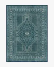 150' x 215' | Machine Washable Runner Rug | Kid & Pet Friendly | Indoor Rug | Nomad Blue Flatwoven Rug by Martyn Lawrence Bullard | Ruggable