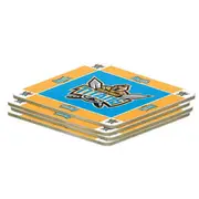 Gold Coast Titans NRL Cork Coasters Set of 4