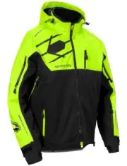 FLEX MENS JACKET BLACK/HI-VIS MED Snowmobiling Gear Waterproof Windproof 70-0344
