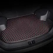 Pizgear Custom Car Trunk Mats, for Haval, All Models H3 H4 H6 H1 H2 H7 H8 H9 H5 M6 H2S H6 Coupe Car Trunk Mats(Black red)