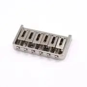 KD By AxLabs 6-String Hardtail Bridge - 3-Screw Mount - Nickel