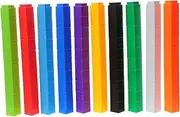 TOBBOMEY 100pcs Math Learning Cubes Creative Counting Blocks for Early Education Building for Kindergarten Enhance Math Skills Hand Eye Coordination Fun Learning