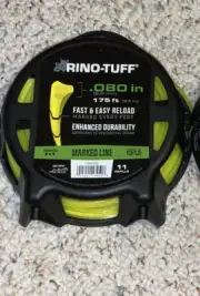Rino-Tuff Pro Universal Fit .080 in. Marked Weed eater Line 175ft New