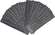 CLISPEED 10Pcs Keyboard Stickers with Background and Lettering Easy to Apply Keyboard Cover Durable Material No Residue Left for Language Learning
