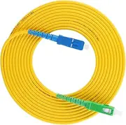 Single Mode Fiber Optic Jumper PVC Case SC APC-SC UPC 15 Meters Length for Networking Cable Optical Fiber