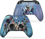 DreamController Fortnight Blue Custom X-box Controller Wireless compatible with X-box One/X-box Series X/S Proudly Customized in USA with Permanent HYDRO-DIP Printing(NOT JUST A SKIN) (MODDED)
