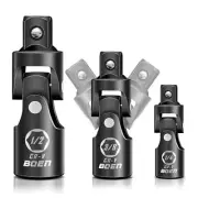 Universal Joint Socket Adapter Set | 3-Piece Ball Spring Design 1/2", 3/8",