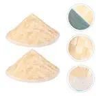 2 Pcs Bamboo Hat Straw Child Man Landscaping Home Decoration Woven