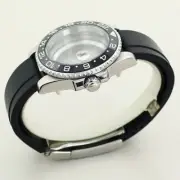 For Seiko nh35 Eta 2824 Movement GMT Mod 40mm Watch case Cyclops sapphire glass